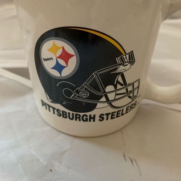 Pittsburgh Steelers White Coffee Mug. **NICE* - Picture 2 of 6